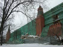 ремонт, реставрация стен Кремля
